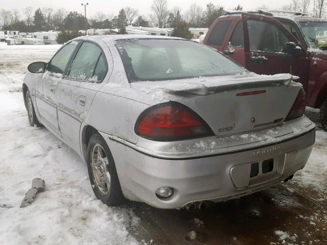 1G2NV52E12M711056 - 2002 PONTIAC GRAND AM G SILVER photo 3