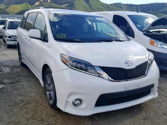 5TDXK3DCXFS575162 - 2015 TOYOTA SIENNA SPO WHITE photo 1