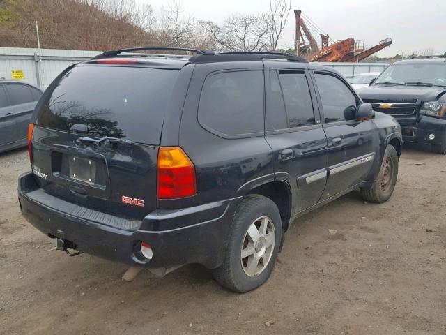 1GKDT13S342131174 - 2004 GMC ENVOY BLACK photo 4