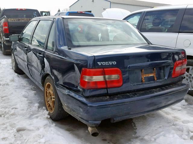 YV1LS5585W2536193 - 1998 VOLVO S70 BLUE photo 3