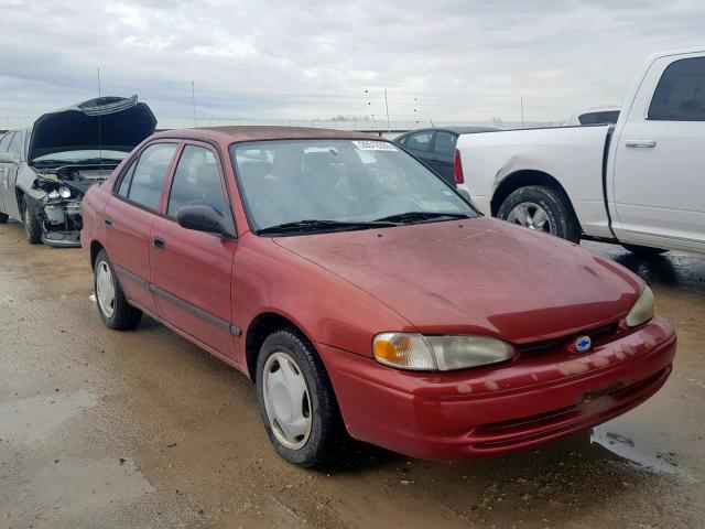 1Y1SK52882Z427407 - 2002 CHEVROLET GEO PRIZM RED photo 1