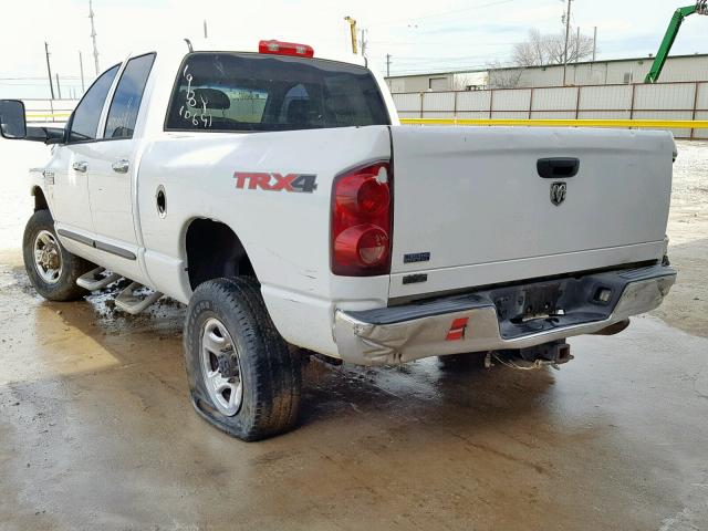 3D7KS28AX8G240469 - 2008 DODGE RAM 2500 S თეთრი ფოტო 3