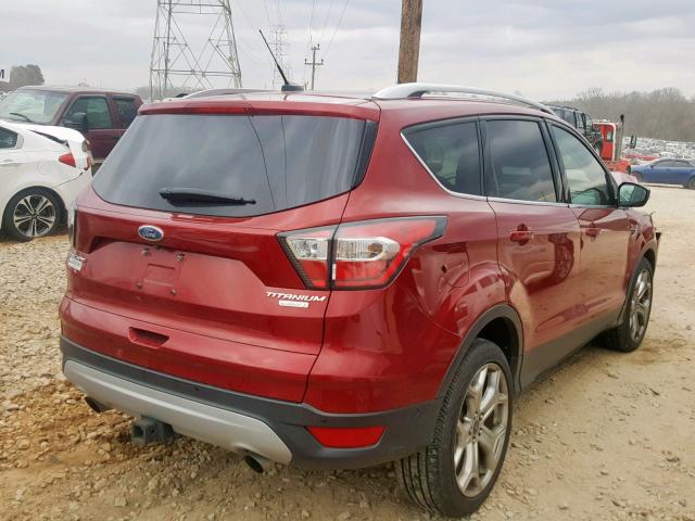 1FMCU0J97HUA75034 - 2017 FORD ESCAPE TIT RED photo 4