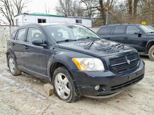 1B3HB48B77D350496 - 2007 DODGE CALIBER SX BLACK photo 1