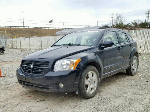 1B3HB48B77D350496 - 2007 DODGE CALIBER SX BLACK photo 2