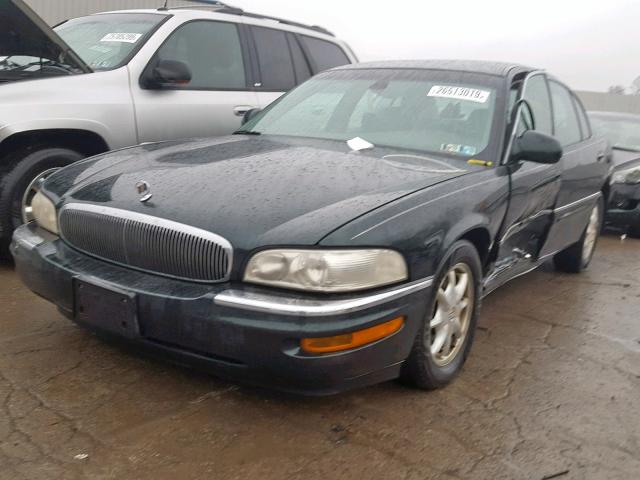 1G4CW54K214211551 - 2001 BUICK PARK AVENU GREEN photo 2