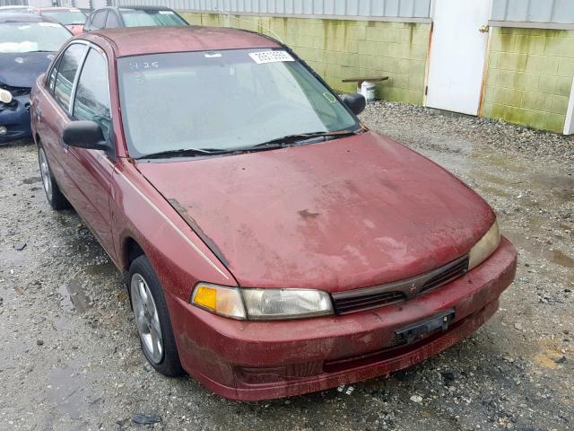 JA3AY26A2VU036599 - 1997 MITSUBISHI MIRAGE DE MAROON photo 1