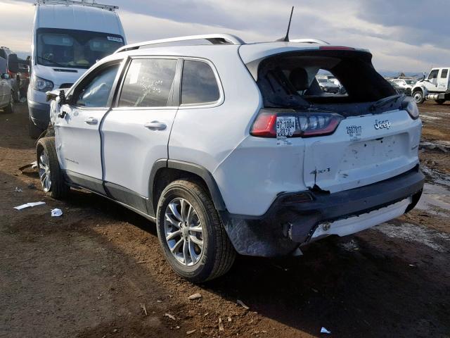 1C4PJMLB9KD313771 - 2019 JEEP CHEROKEE L WHITE photo 3