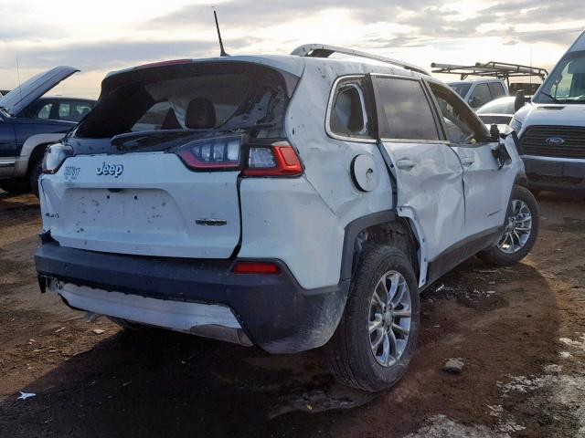 1C4PJMLB9KD313771 - 2019 JEEP CHEROKEE L WHITE photo 4