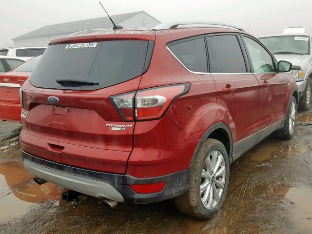 1FMCU9J93HUB88189 - 2017 FORD ESCAPE TIT RED photo 4