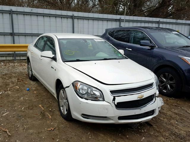 1G1ZF57568F281534 - 2008 CHEVROLET MALIBU HYB WHITE photo 1