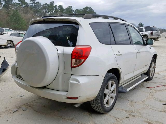 JTMZD31V485104464 - 2008 TOYOTA RAV4 LIMIT WHITE photo 4