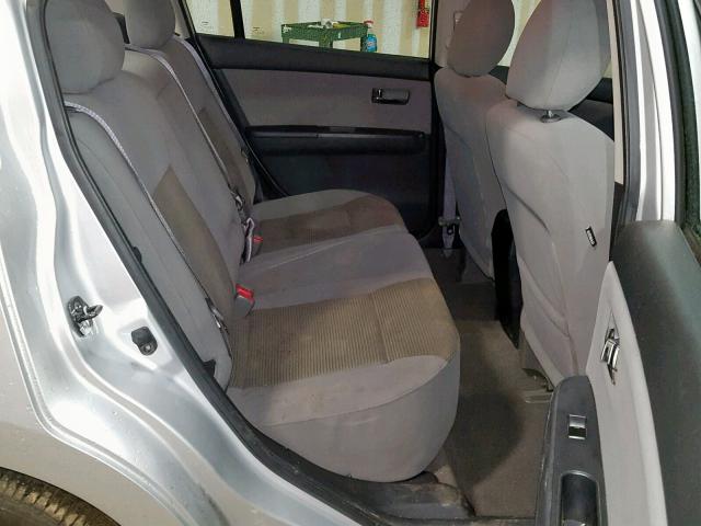 3N1AB6AP6CL619323 - 2012 NISSAN SENTRA 2.0 SILVER photo 6