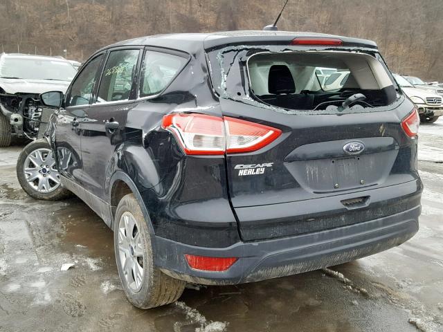 1FMCU0F77DUB88354 - 2013 FORD ESCAPE S BLACK photo 3