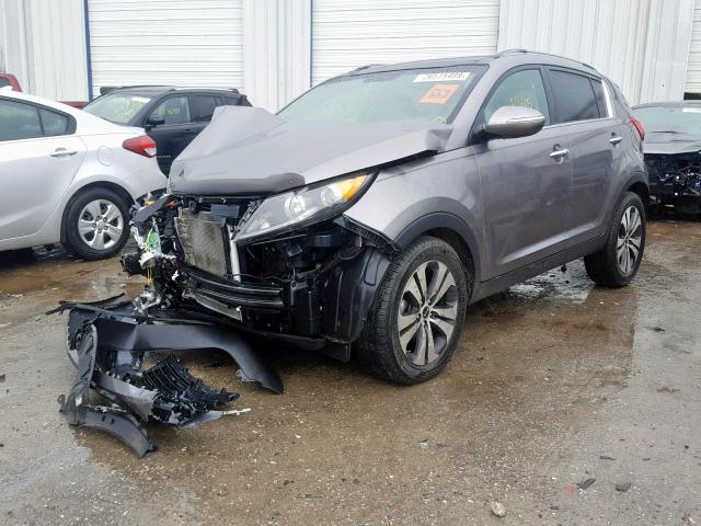 KNDPC3A2XB7145466 - 2011 KIA SPORTAGE E GRAY photo 2