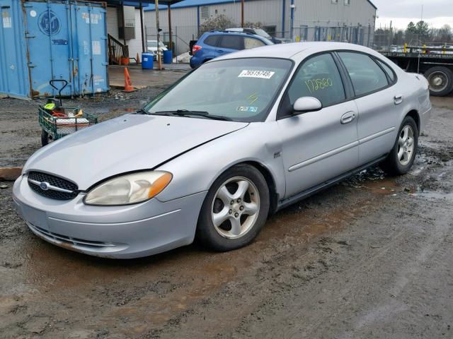 1FAFP55S3YA148734 - 2000 FORD TAURUS SES SILVER photo 2