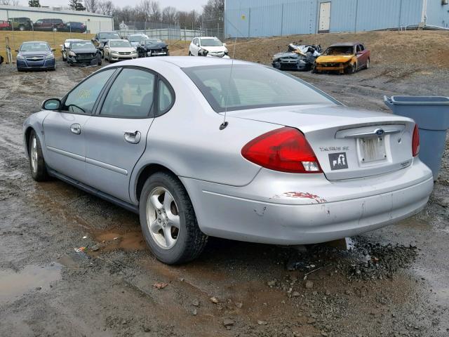 1FAFP55S3YA148734 - 2000 FORD TAURUS SES SILVER photo 3