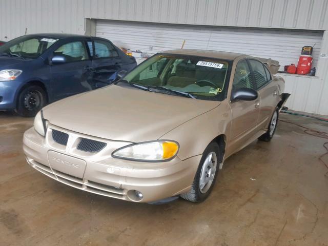 1G2NE52F23C215540 - 2003 PONTIAC GRAND AM S GOLD photo 2