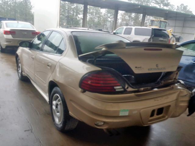 1G2NE52F23C215540 - 2003 PONTIAC GRAND AM S GOLD photo 3