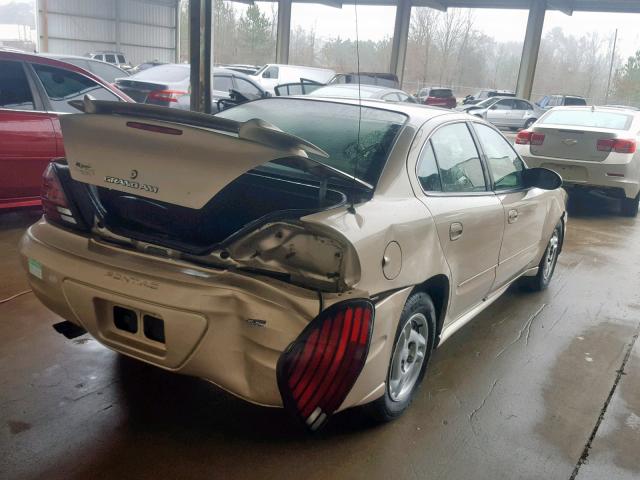 1G2NE52F23C215540 - 2003 PONTIAC GRAND AM S GOLD photo 4