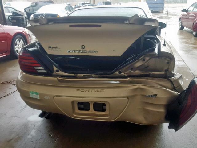 1G2NE52F23C215540 - 2003 PONTIAC GRAND AM S GOLD photo 9