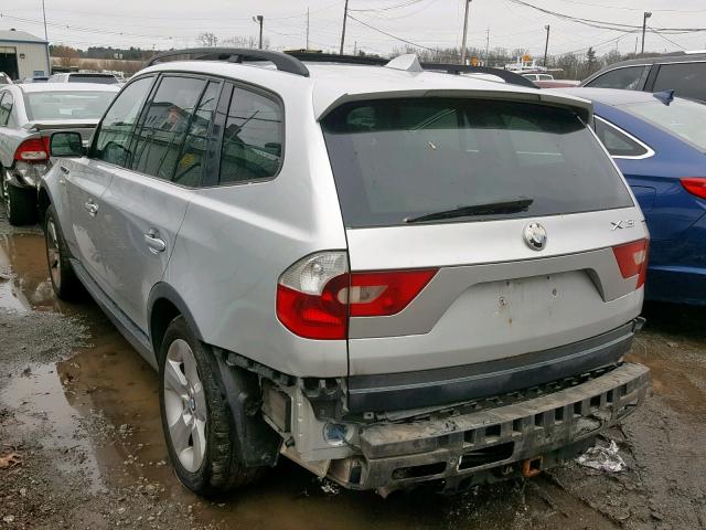 WBXPA93445WA31888 - 2005 BMW X3 3.0I GRAY photo 3