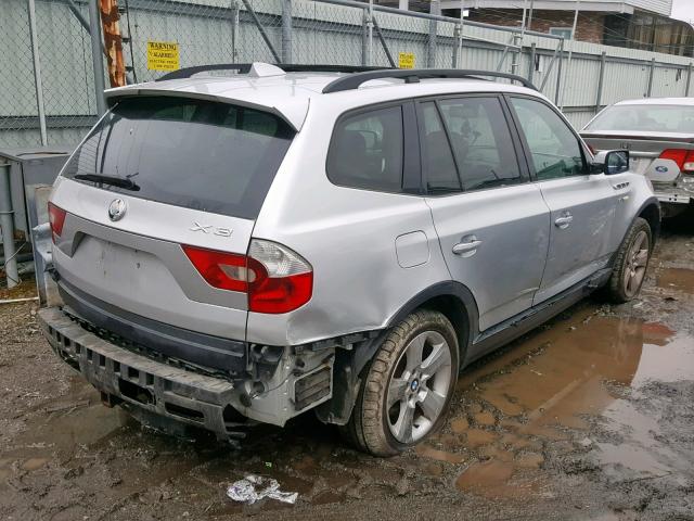 WBXPA93445WA31888 - 2005 BMW X3 3.0I GRAY photo 4