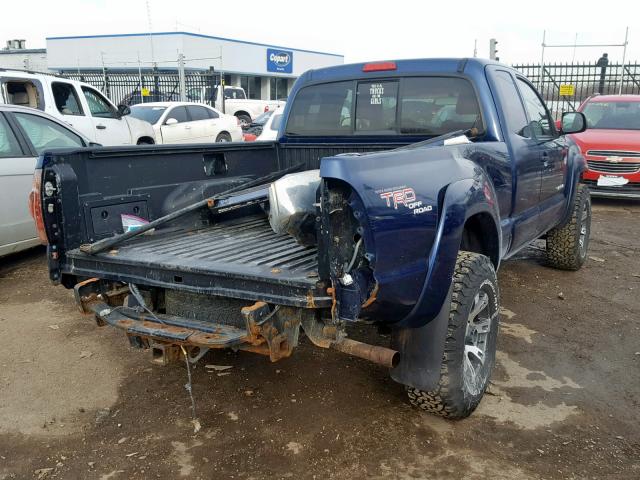 5TETU62N16Z294966 - 2006 TOYOTA TACOMA PRE BLUE photo 4