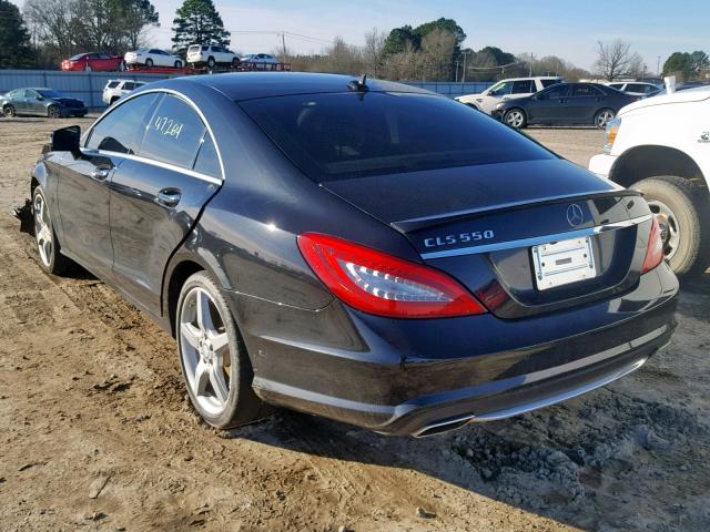 WDDLJ7DB7EA107620 - 2014 MERCEDES-BENZ CLS 550 BLACK photo 3