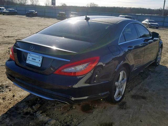 WDDLJ7DB7EA107620 - 2014 MERCEDES-BENZ CLS 550 BLACK photo 4