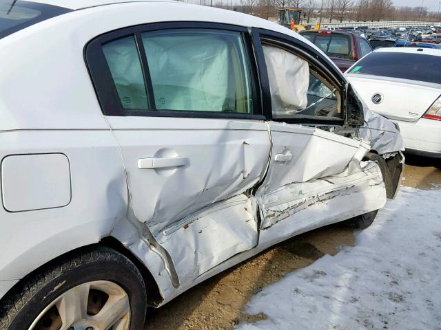 3N1AB61E48L607726 - 2008 NISSAN SENTRA 2.0 WHITE photo 9