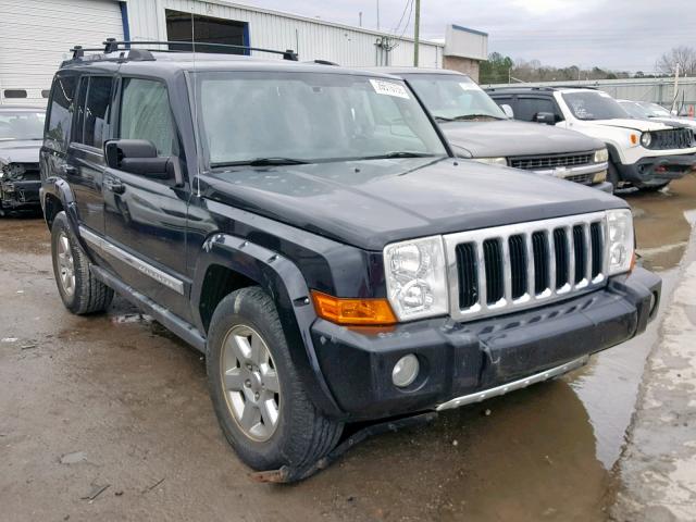 1J8HH58N58C191751 - 2008 JEEP COMMANDER BLACK photo 1