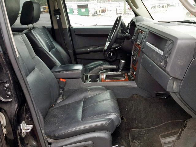 1J8HH58N58C191751 - 2008 JEEP COMMANDER BLACK photo 5