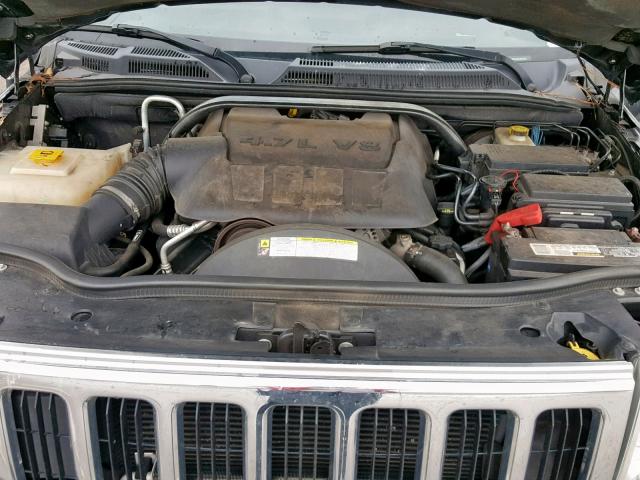 1J8HH58N58C191751 - 2008 JEEP COMMANDER BLACK photo 7