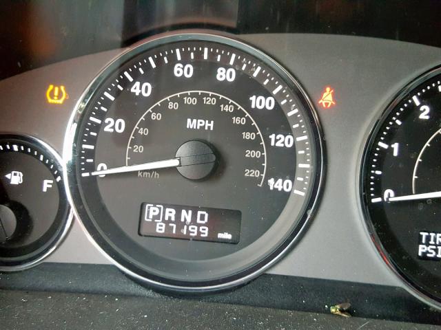 1J8HH58N58C191751 - 2008 JEEP COMMANDER BLACK photo 8