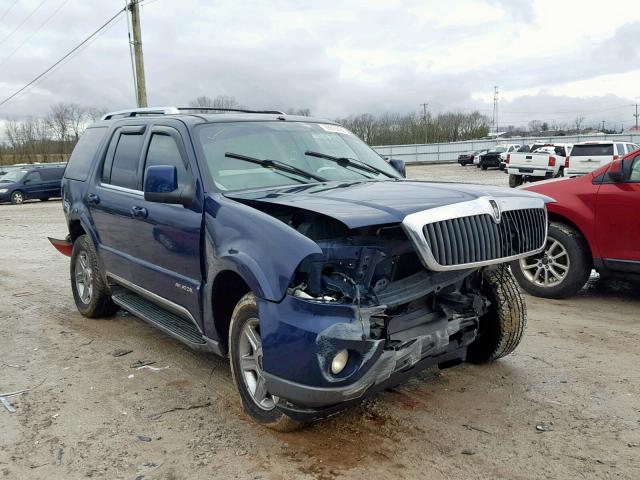 5LMEU88H34ZJ08450 - 2004 LINCOLN AVIATOR 蓝色 照片 1