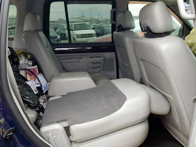 5LMEU88H34ZJ08450 - 2004 LINCOLN AVIATOR 蓝色 照片 6