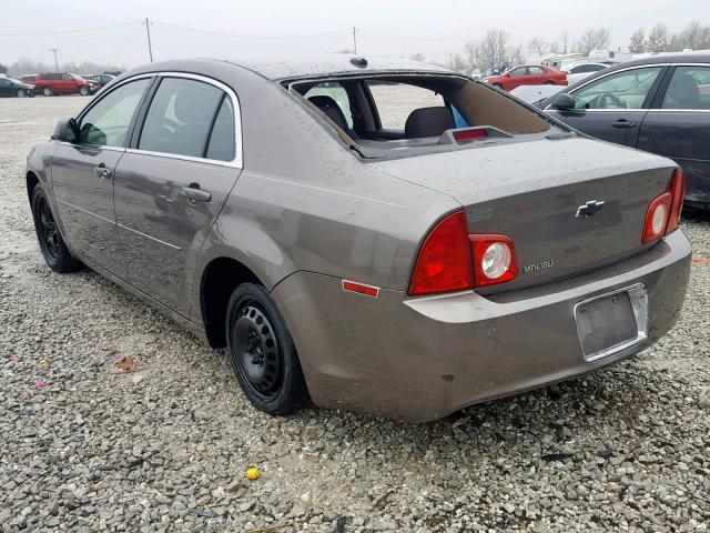 1G1ZB5EB1AF102326 - 2010 CHEVROLET MALIBU LS BROWN photo 3