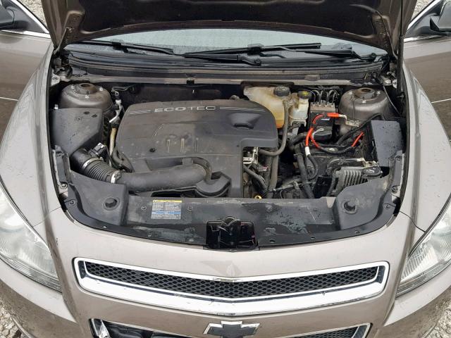 1G1ZB5EB1AF102326 - 2010 CHEVROLET MALIBU LS BROWN photo 7