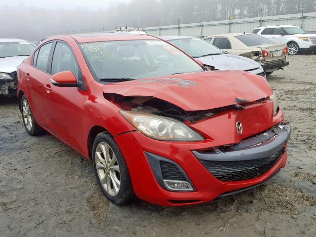 JM1BL1S68A1191508 - 2010 MAZDA 3 S RED photo 1