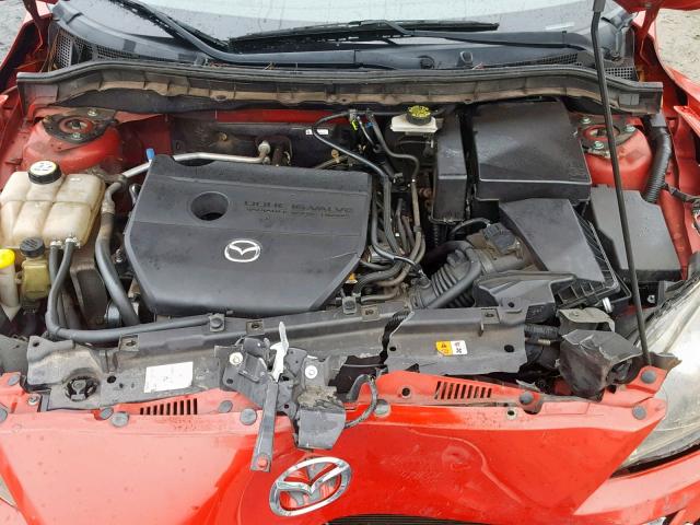 JM1BL1S68A1191508 - 2010 MAZDA 3 S RED photo 7