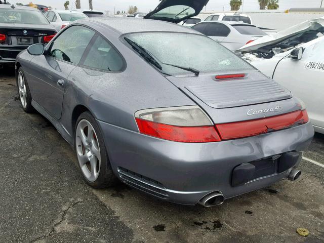 WP0AA29973S623753 - 2003 PORSCHE 911 CARRER GRAY photo 3