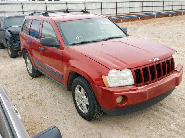 1J4HS48NX5C563402 - 2005 JEEP GRAND CHER RED photo 1