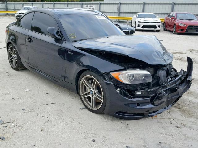 WBAUC9C50DVM13465 - 2013 BMW 135 I BLACK photo 1