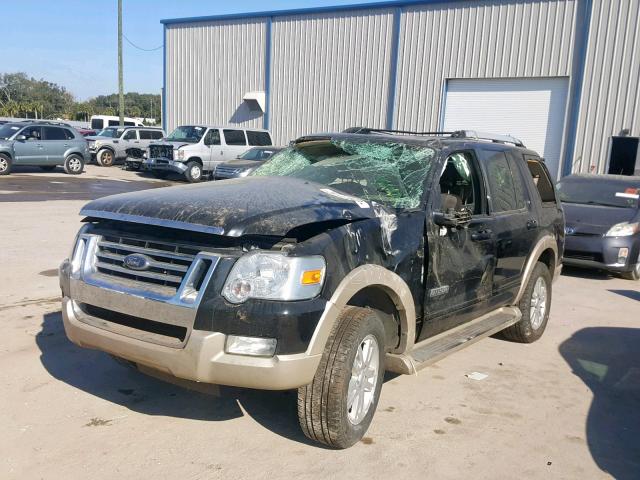 1FMEU64EX7UA72194 - 2007 FORD EXPLORER E BLACK photo 2