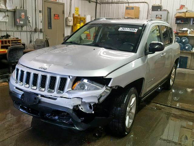 1J4NT1FB7BD264365 - 2011 JEEP COMPASS SP Күміс фото 2