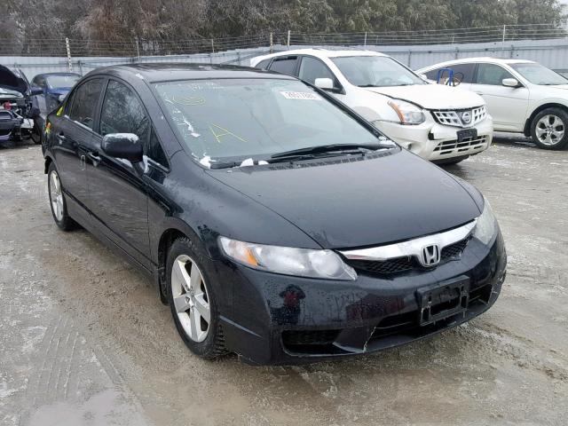 2HGFA1E63BH013710 - 2011 HONDA CIVIC LX-S BLACK photo 1