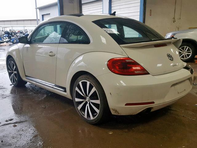 3VWVA7AT8DM606537 - 2013 VOLKSWAGEN BEETLE TUR WHITE photo 3