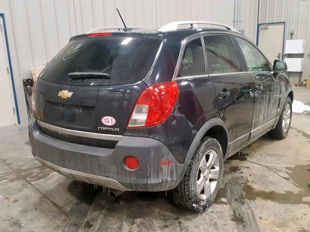 3GNFL2EK4DS511465 - 2013 CHEVROLET CAPTIVA LS BLACK photo 4