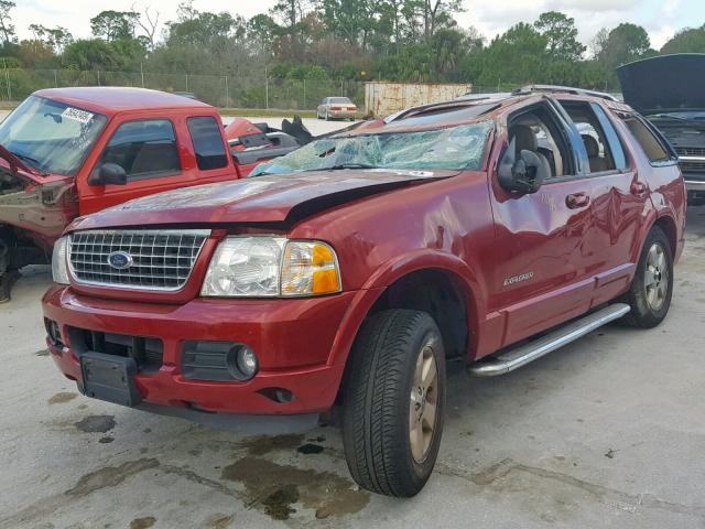 1FMZU75K64UB06770 - 2004 FORD EXPLORER L RED photo 2